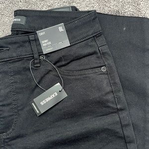 Express Curvy Black Skinny Jeans